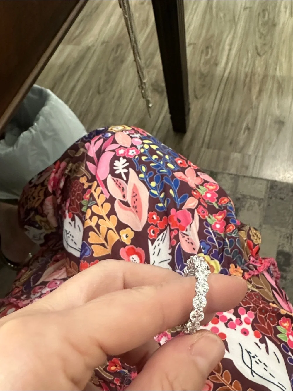 Daniel K Sterling and CZ Eternity Band